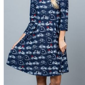 Cycle Knit Long Sleeve Dress